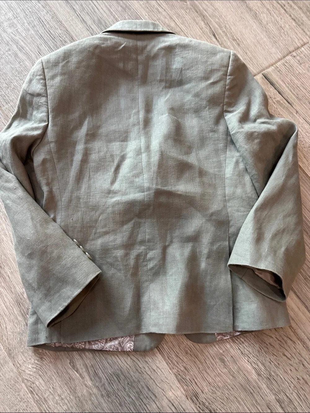 Ralph Lauren Light Sage 100% Linen Two-Piece Suit